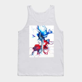 Pouring Acrylic Painting Tank Top